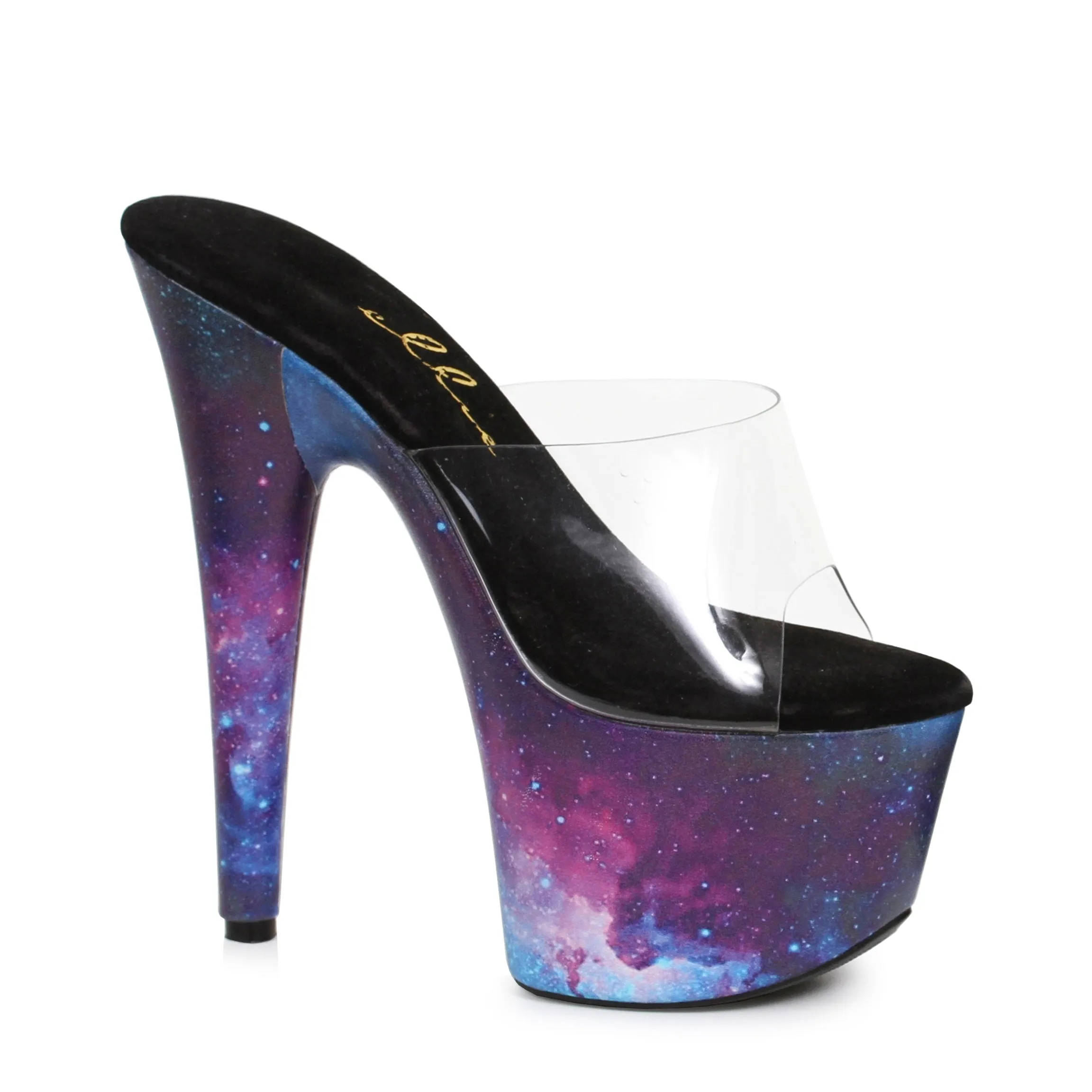 709-GALAXY 7" Pointed Stiletto Mule Sandal.