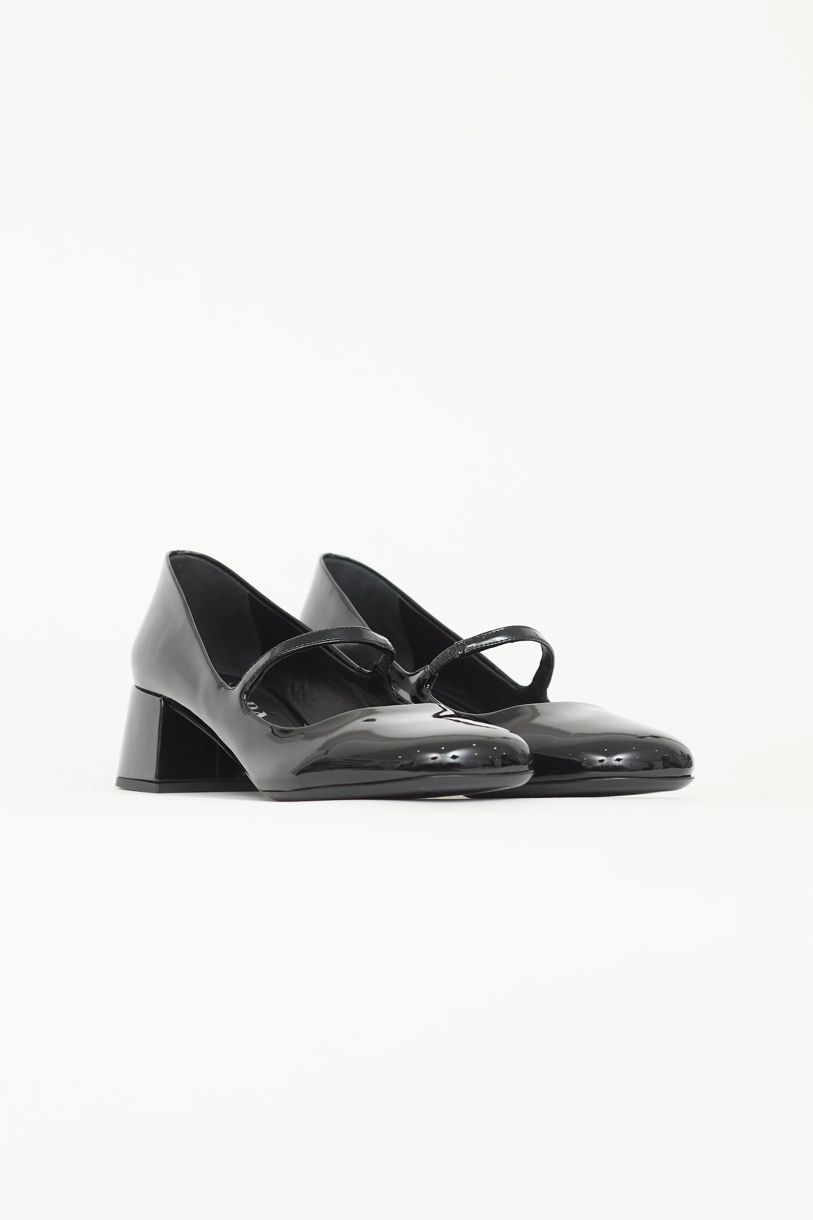 Black Patent Mary Jane Heel