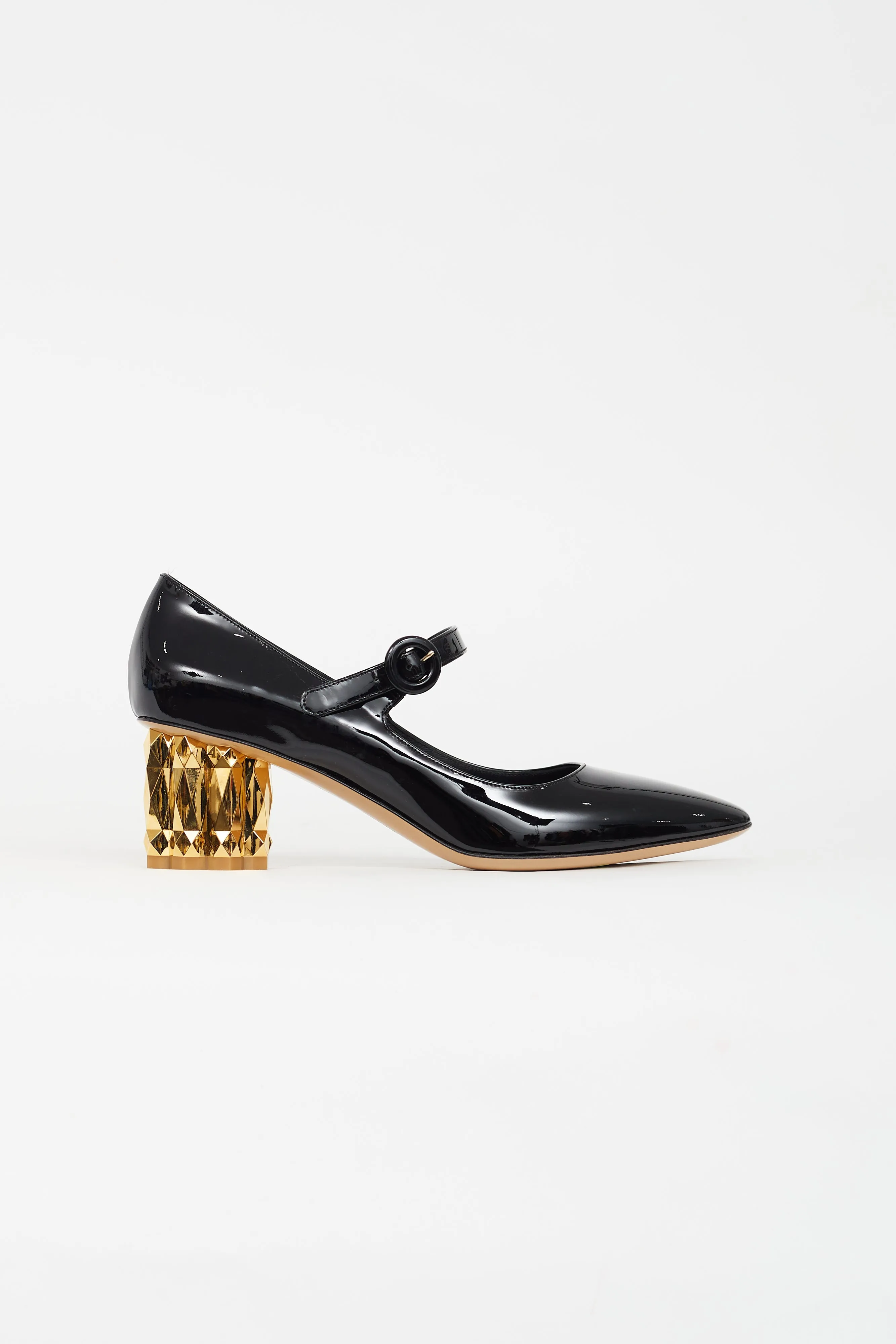 Black Patent Mary Jane Pump