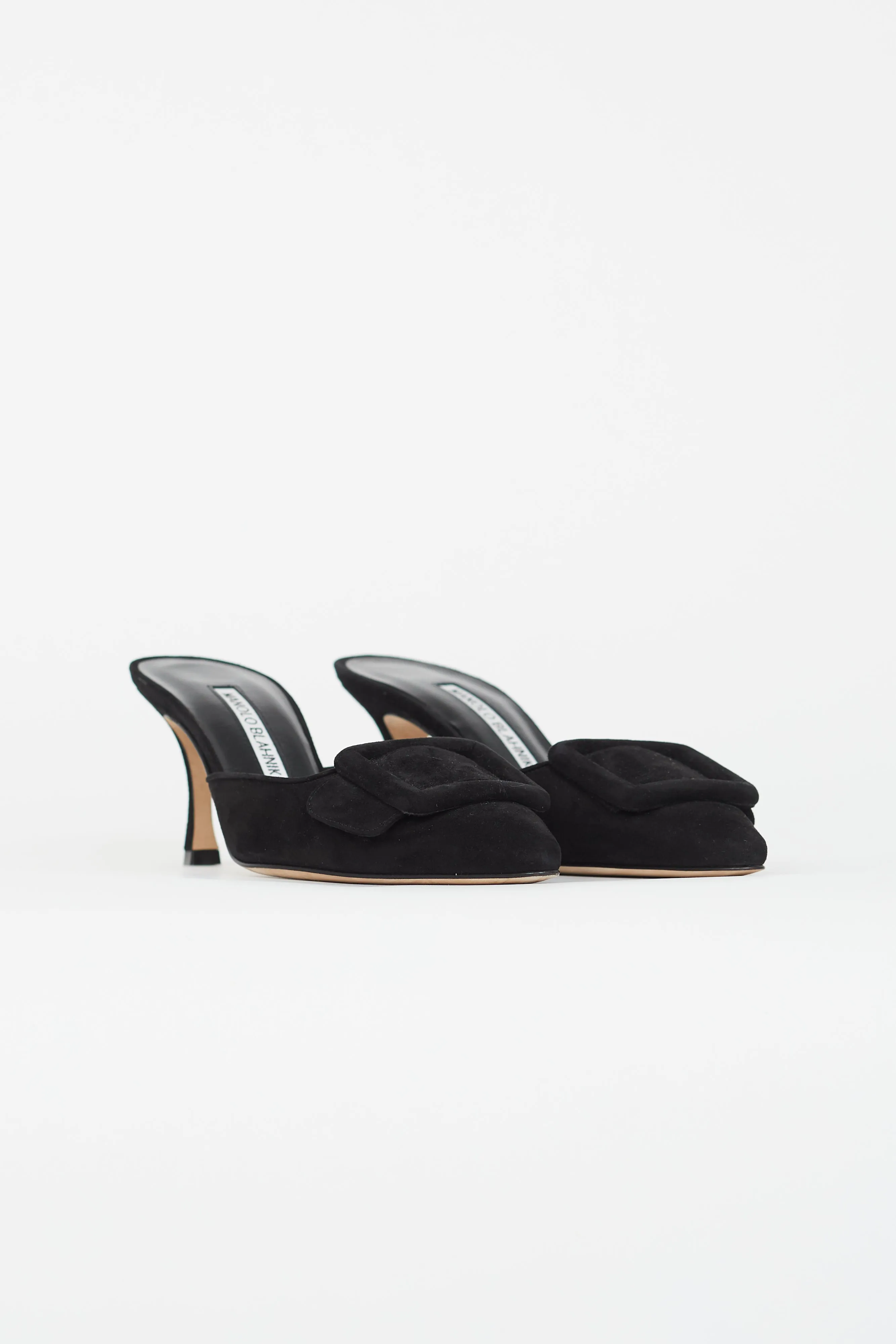 Black Suede Maysale Mule