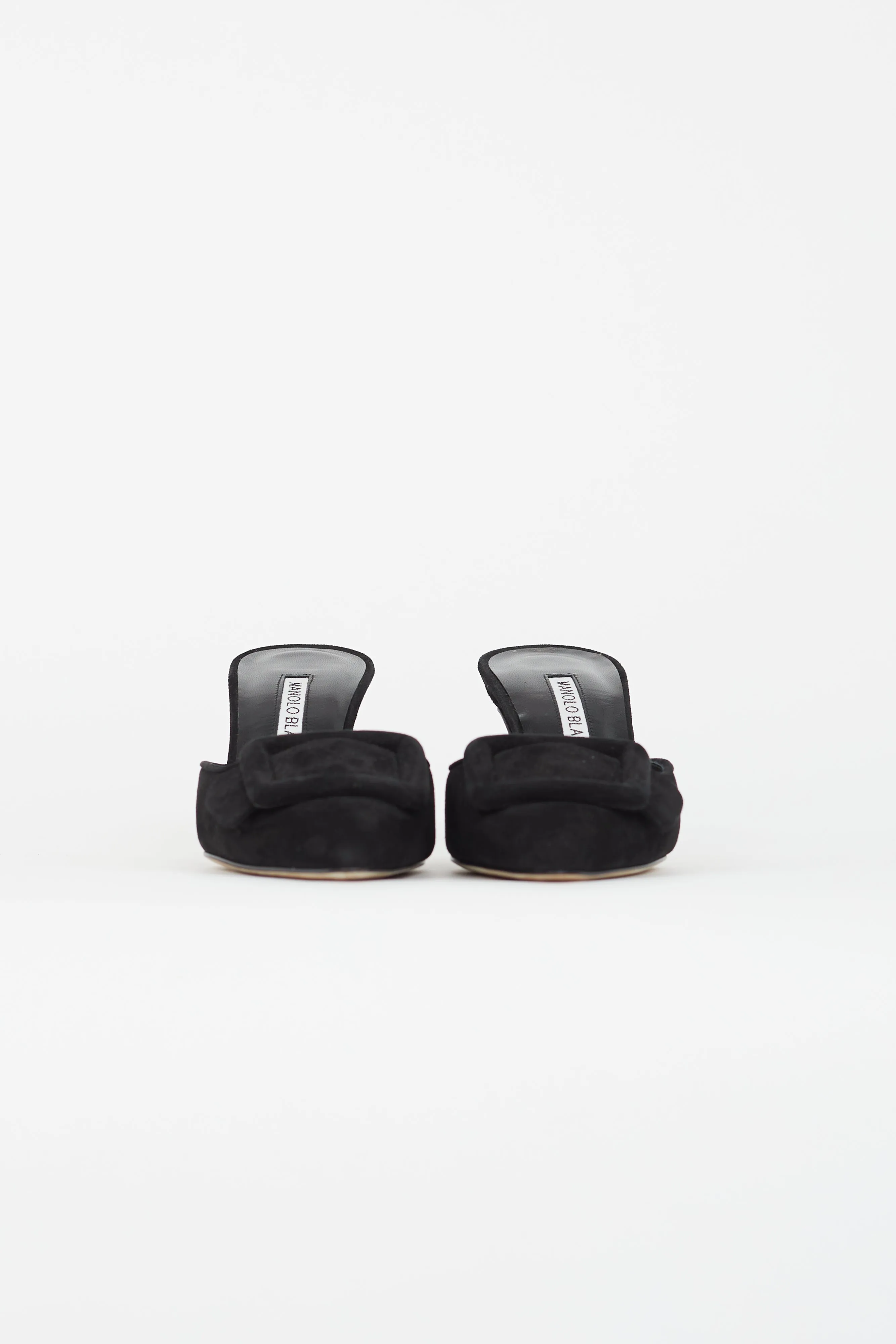 Black Suede Maysale Mule