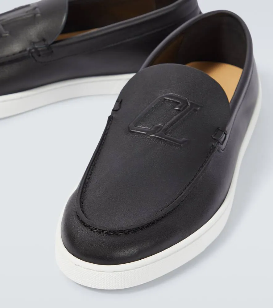 Christian Louboutin Varsiboat leather loafers