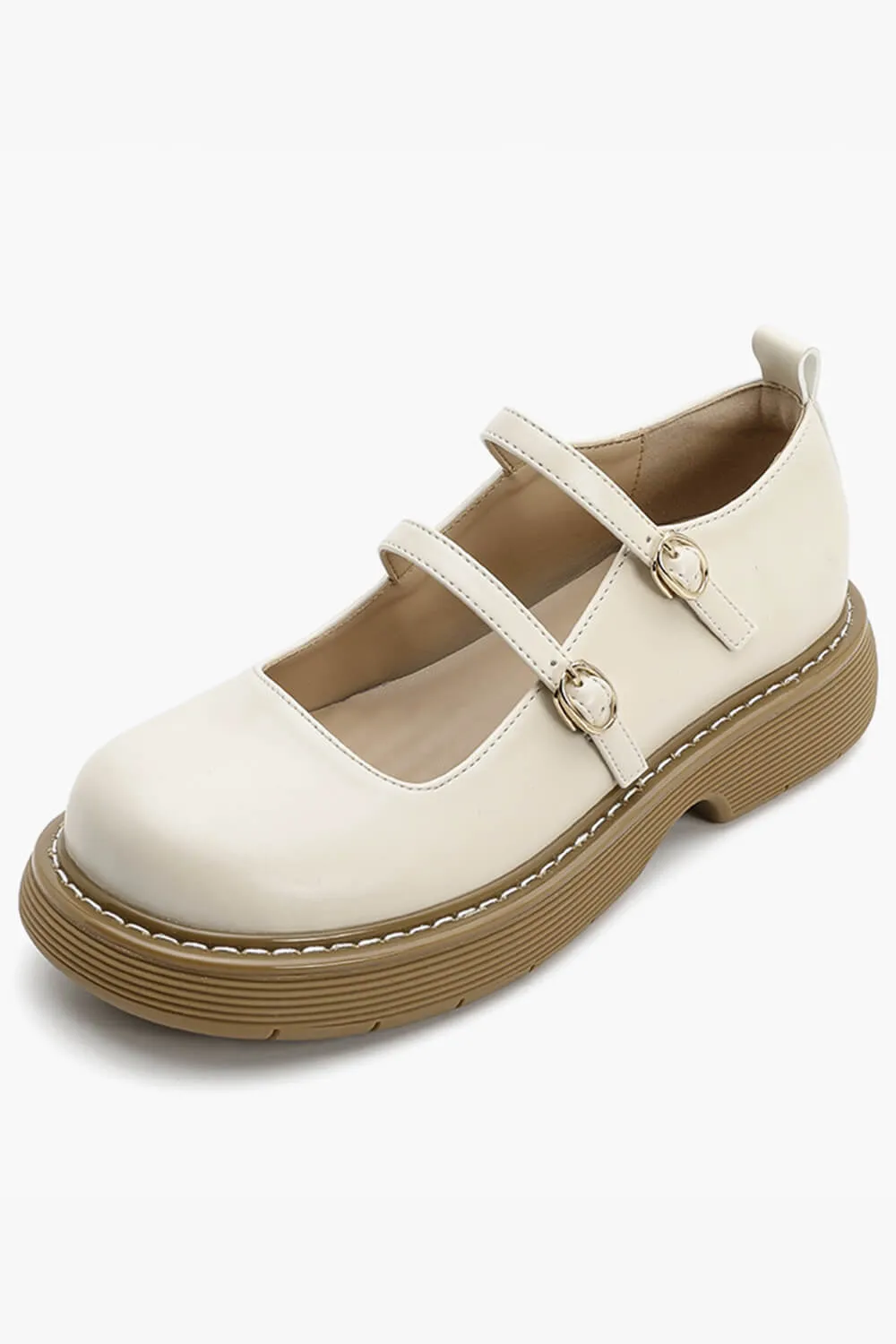 Dollcore Double Buckle Mary Jane Shoes