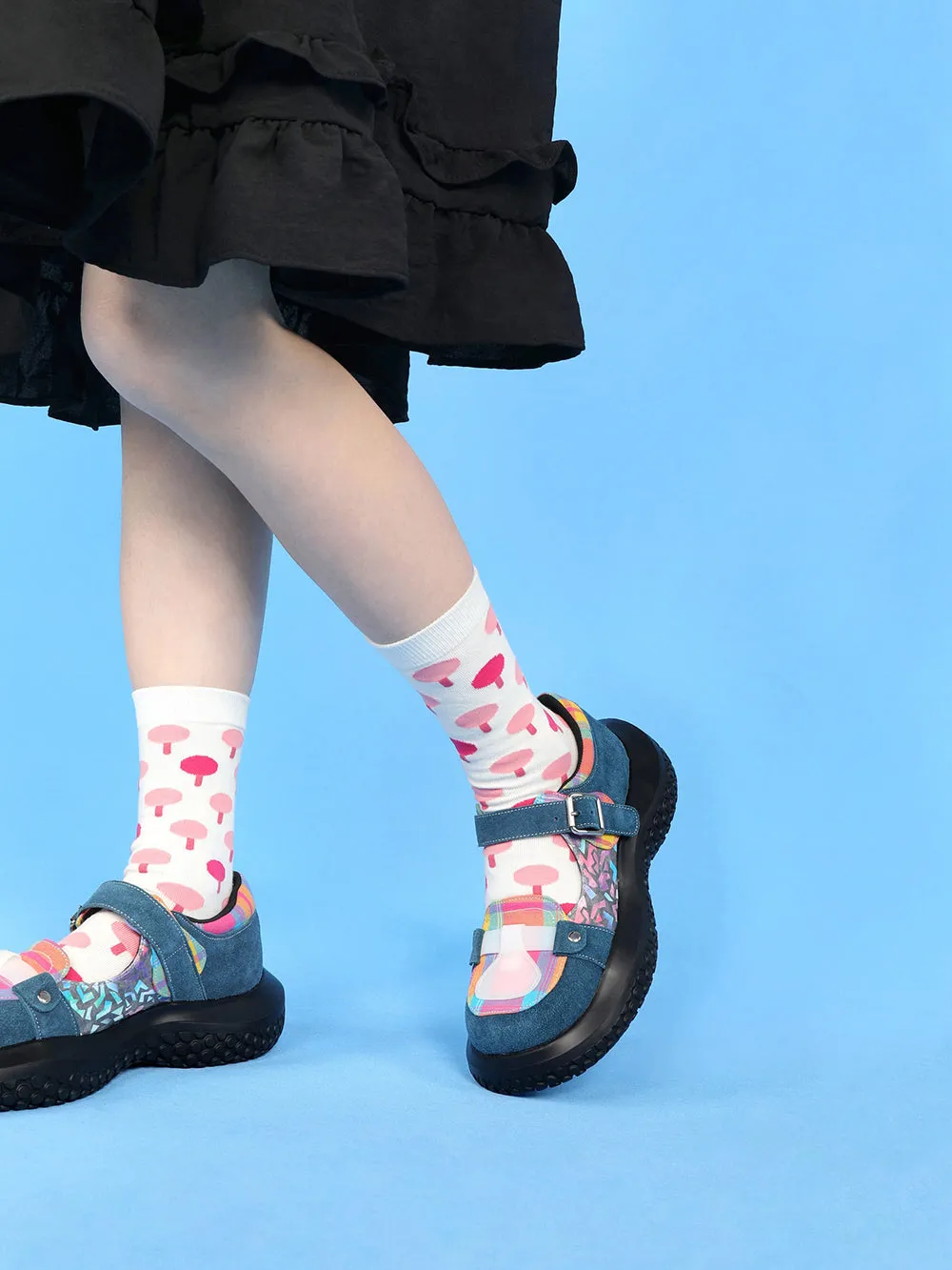 Illustration Mary Jane shoes