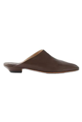 Otto 15 Round-toe Backless Leather Loafers