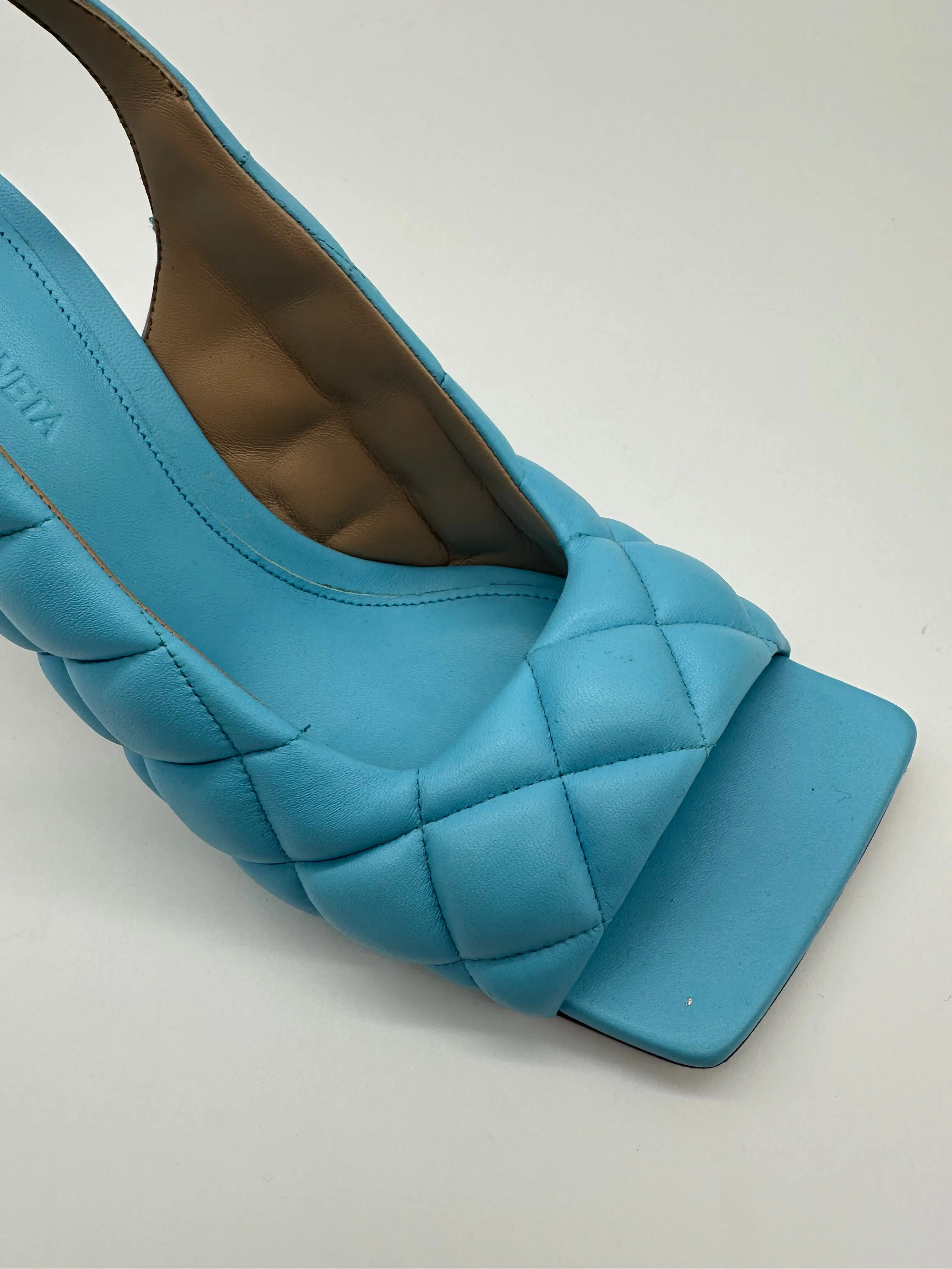 Padded Sandal Nappa Matelass