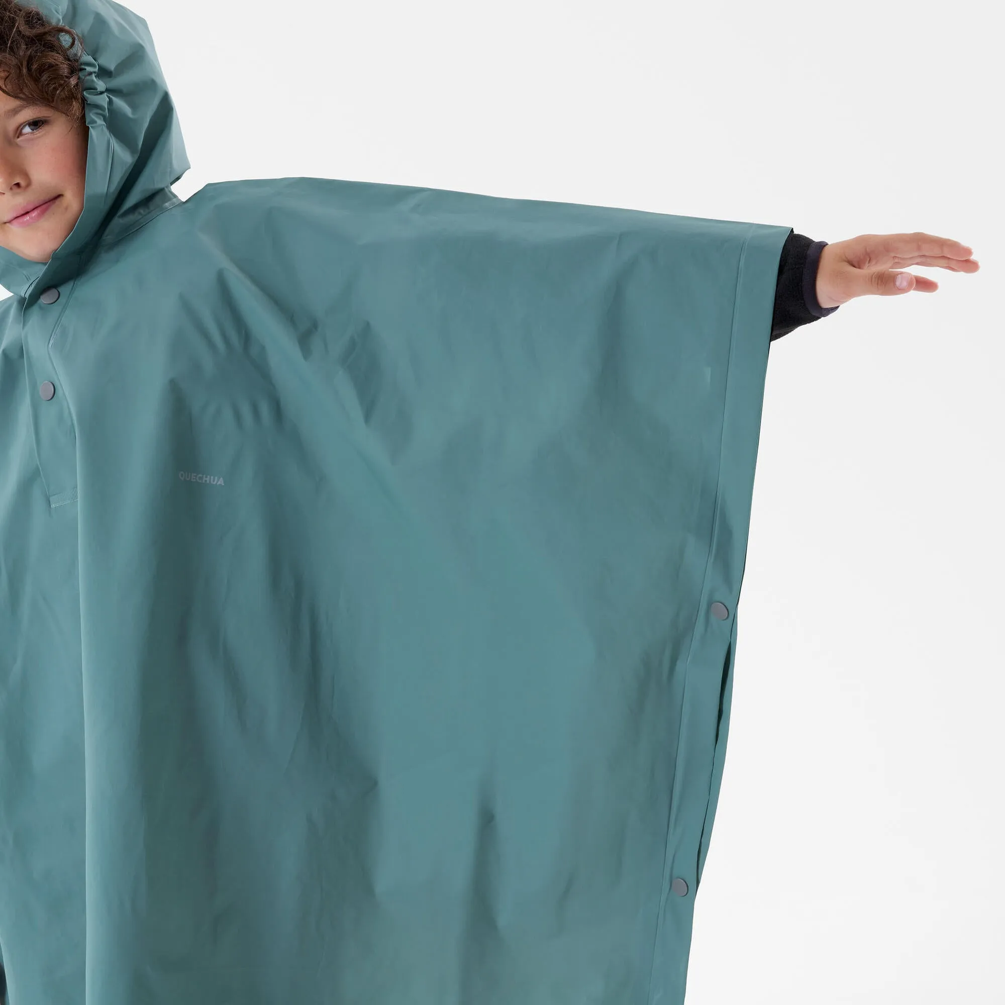 Quechua Kids MH100 Hiking Rain Poncho  Ages 715
