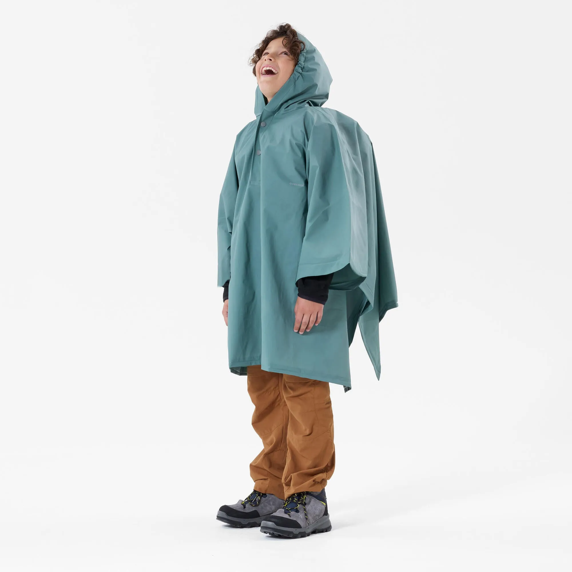 Quechua Kids MH100 Hiking Rain Poncho  Ages 715