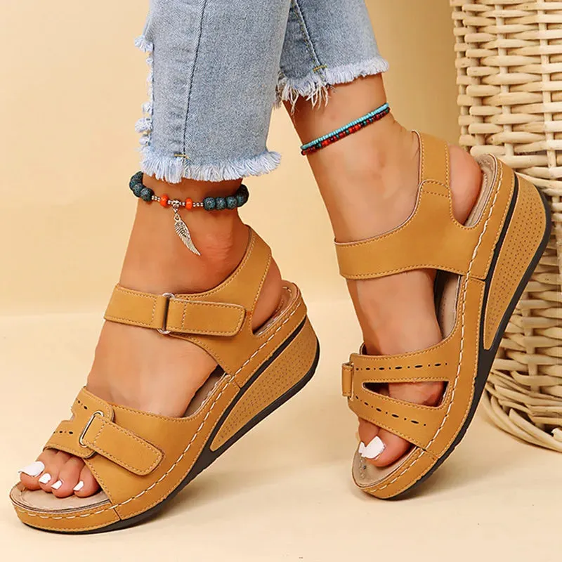 Women Soft Bottom Wedge Heels