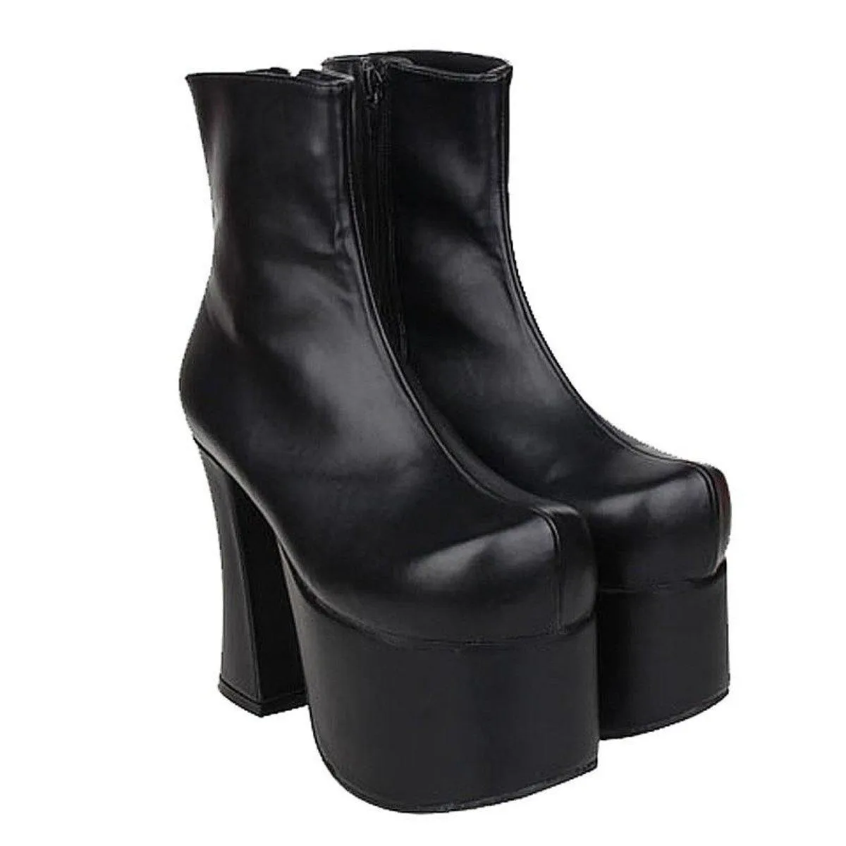 Women's Mid Calf Punk Boots